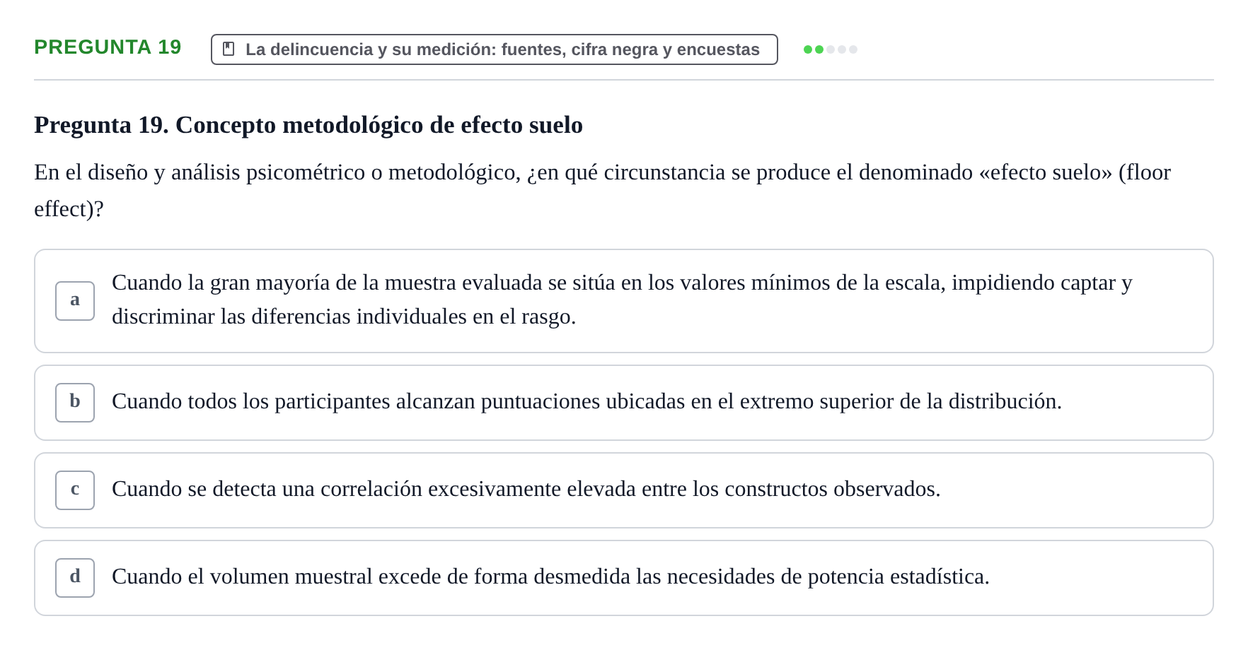 Enunciado: Pregunta 19