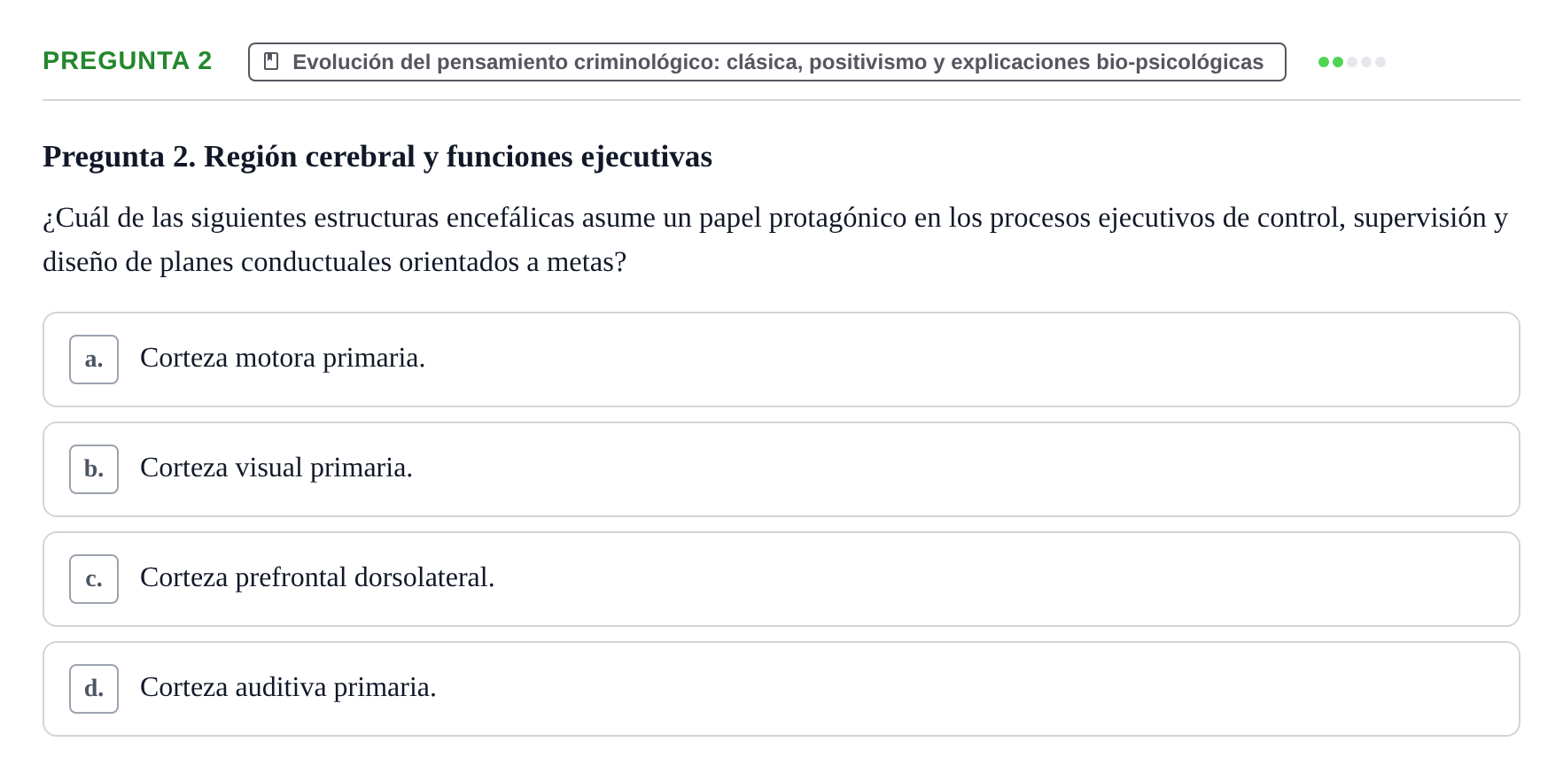 Enunciado: Pregunta 2