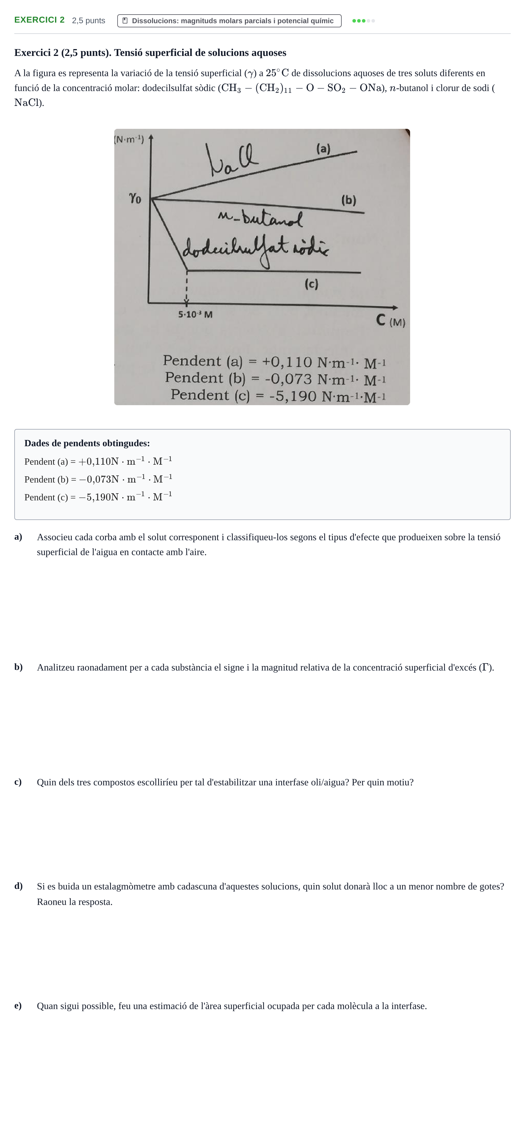 Enunciado: Exercici 2 · Química Física I UB 2021