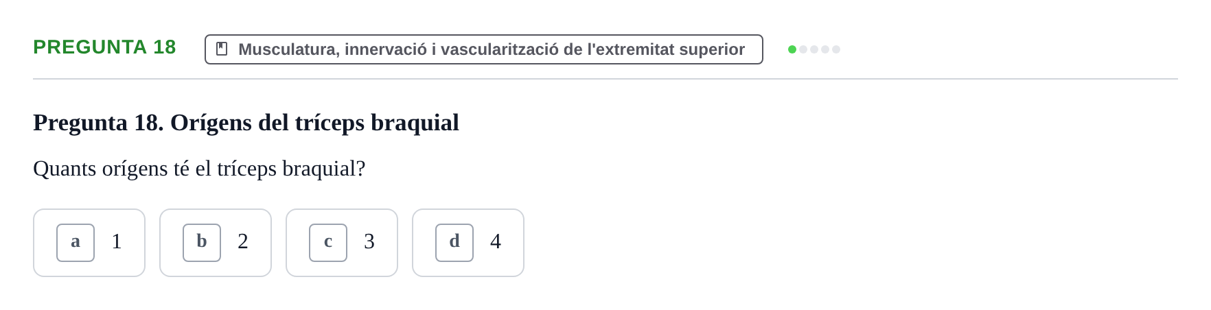 Enunciado: Pregunta 18 · Anatomía I UAB 2023