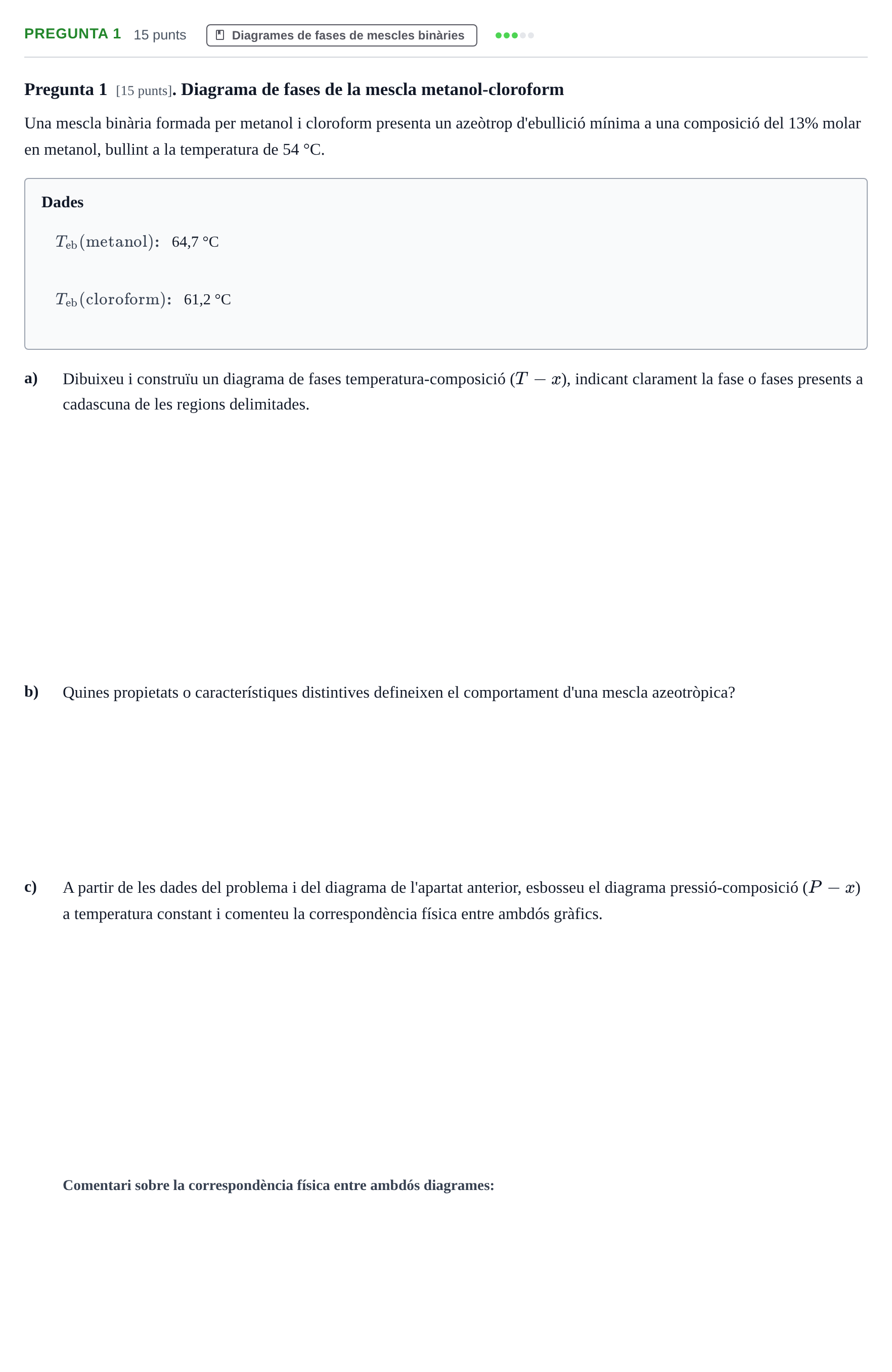 Enunciado: Pregunta 1 · Química Física I UB 2024