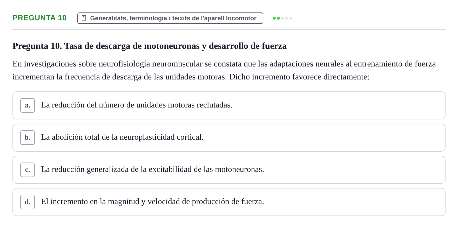 Enunciado: Pregunta 10