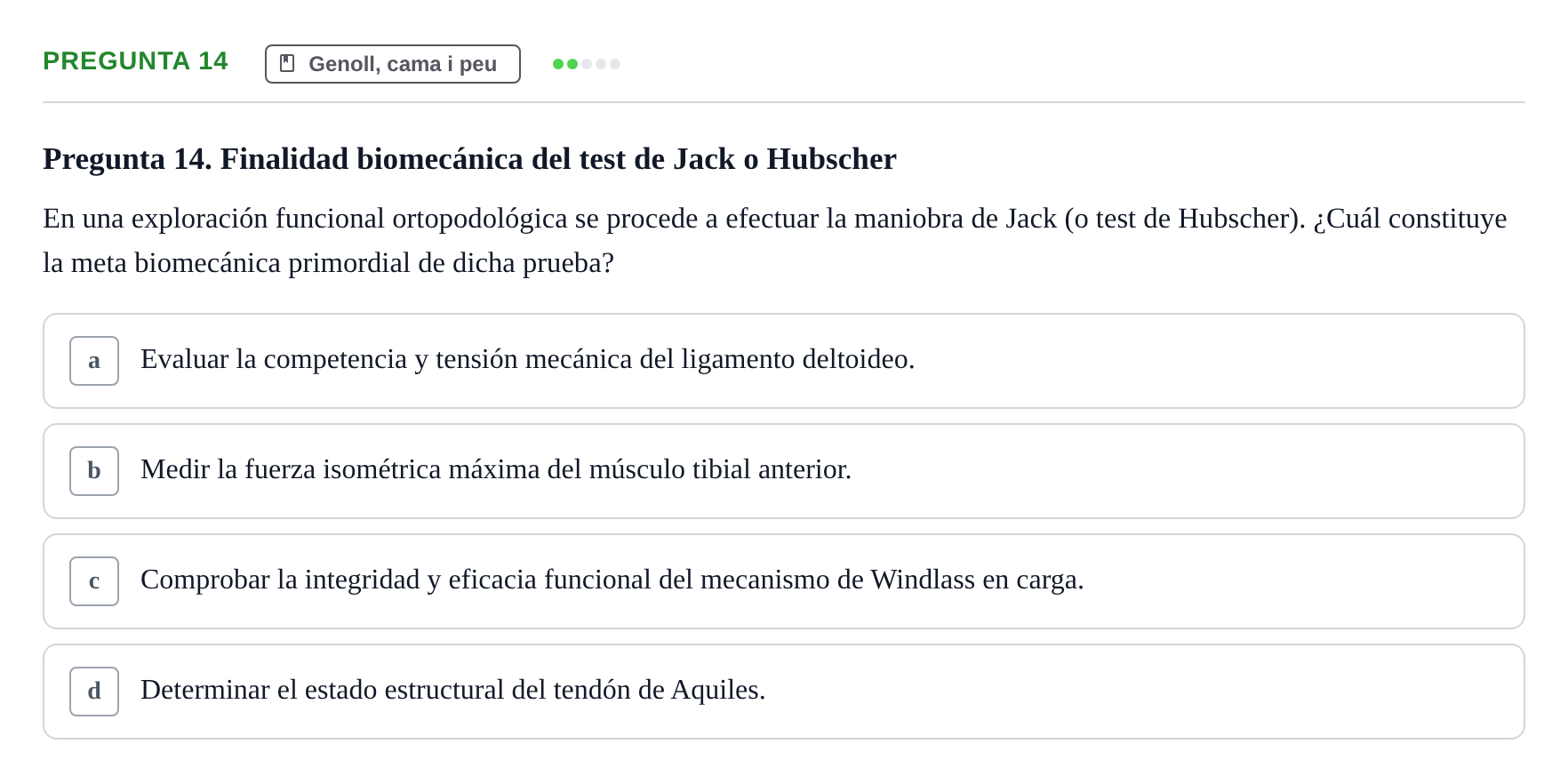 Enunciado: Pregunta 14