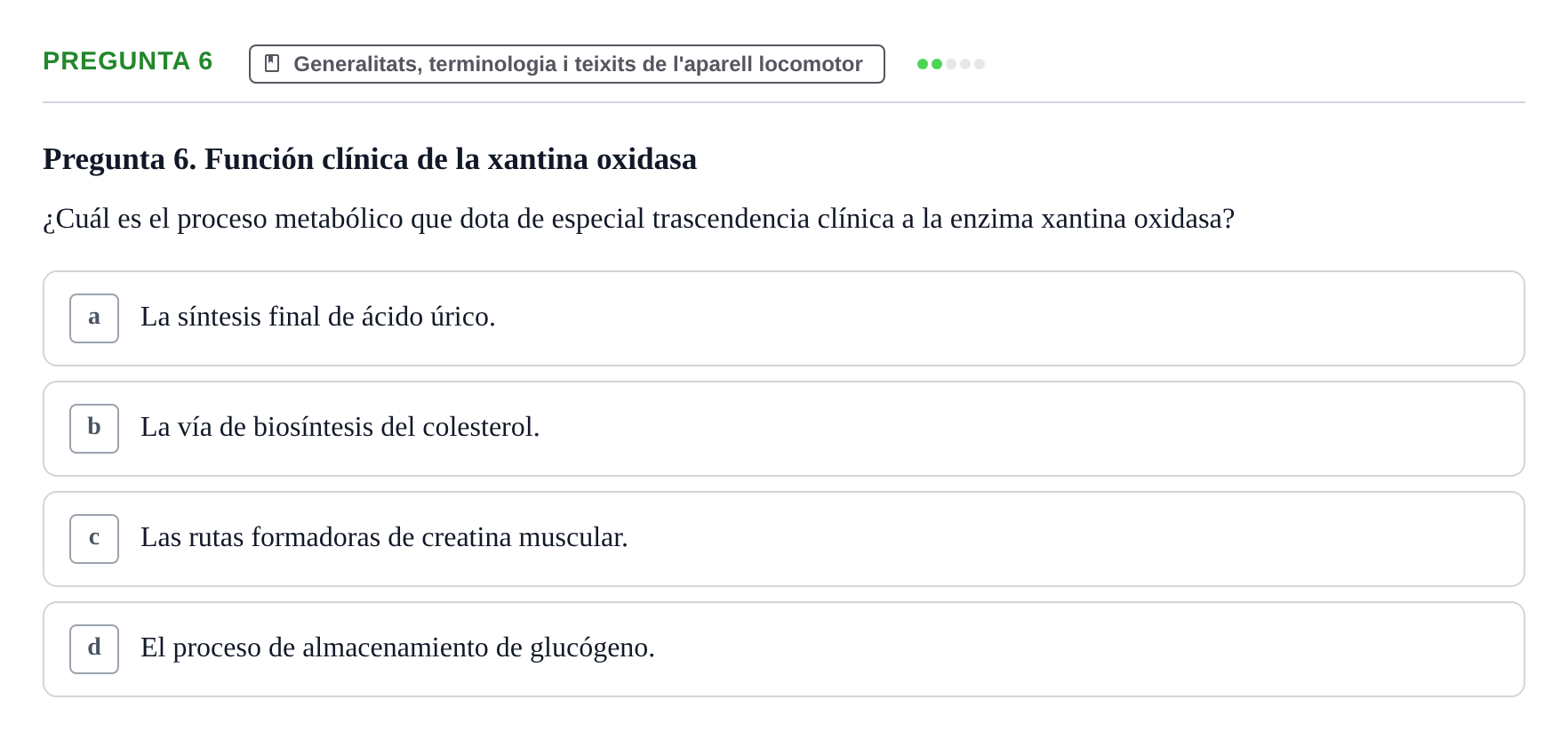 Enunciado: Pregunta 6