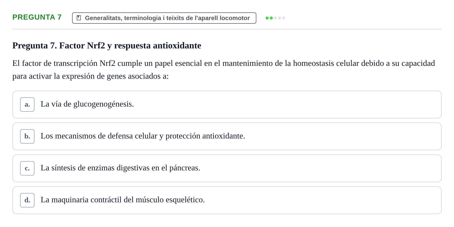 Enunciado: Pregunta 7