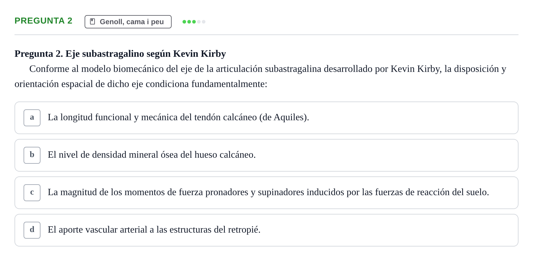 Enunciado: Pregunta 2