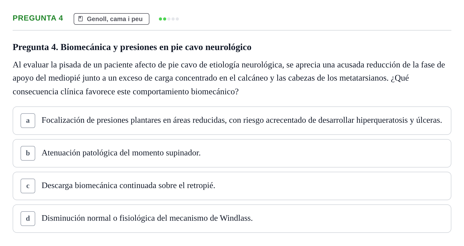 Enunciado: Pregunta 4