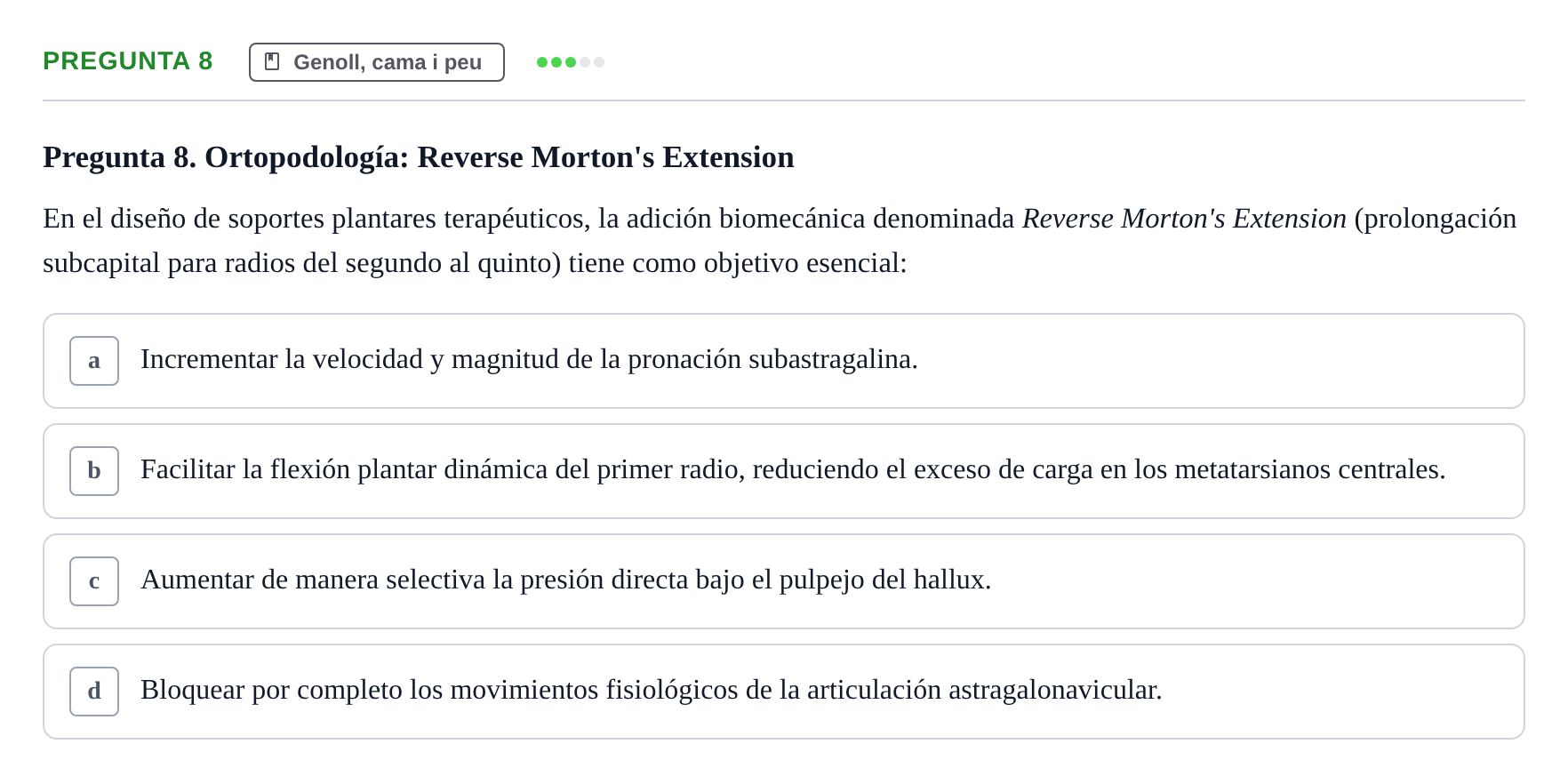 Enunciado: Pregunta 8