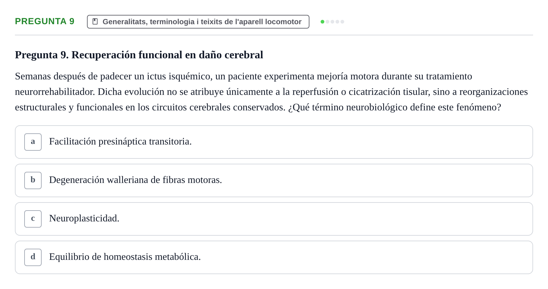 Enunciado: Pregunta 9