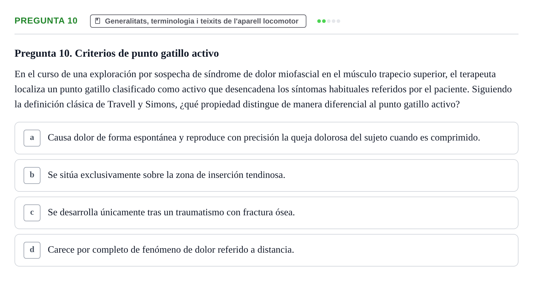 Enunciado: Pregunta 10