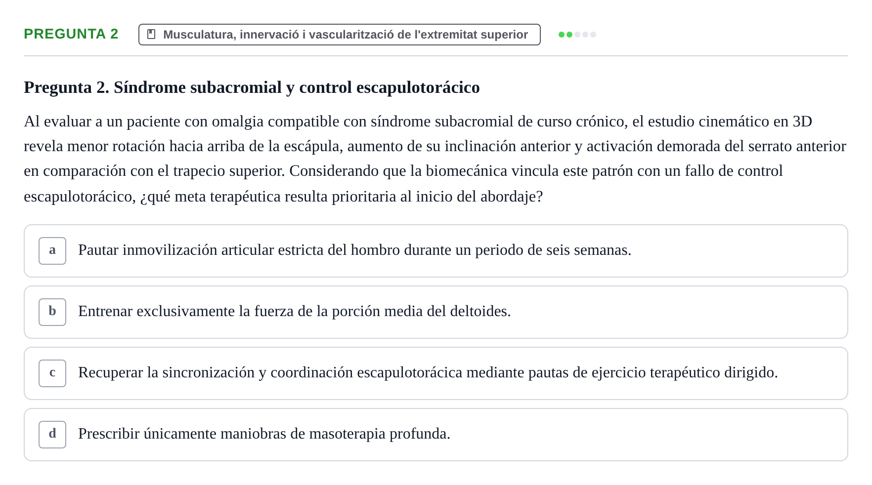 Enunciado: Pregunta 2