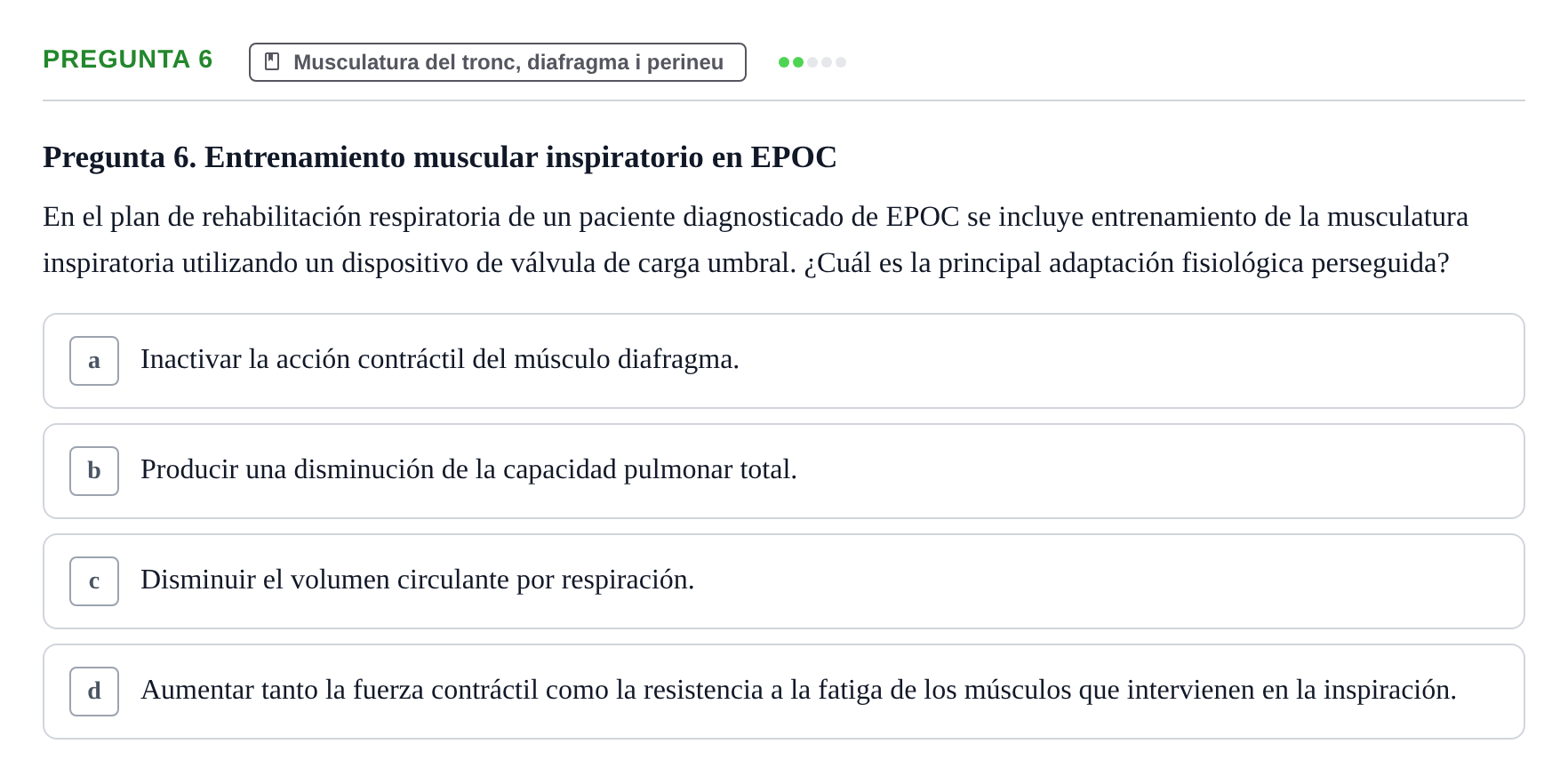 Enunciado: Pregunta 6