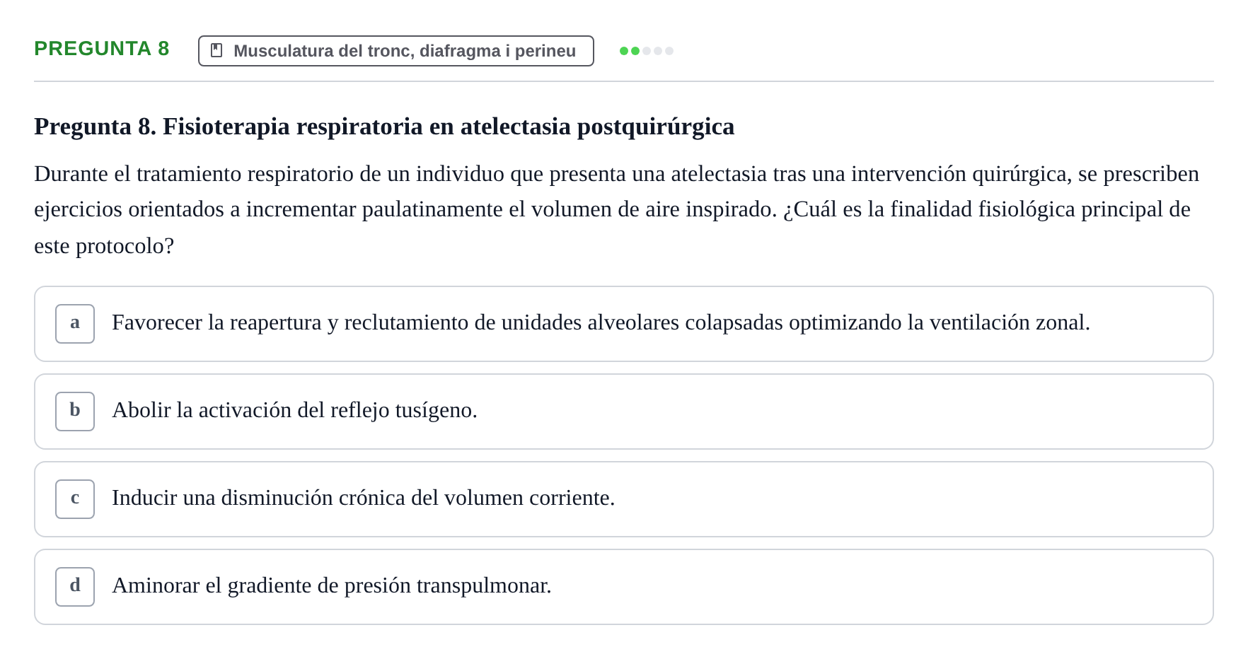 Enunciado: Pregunta 8