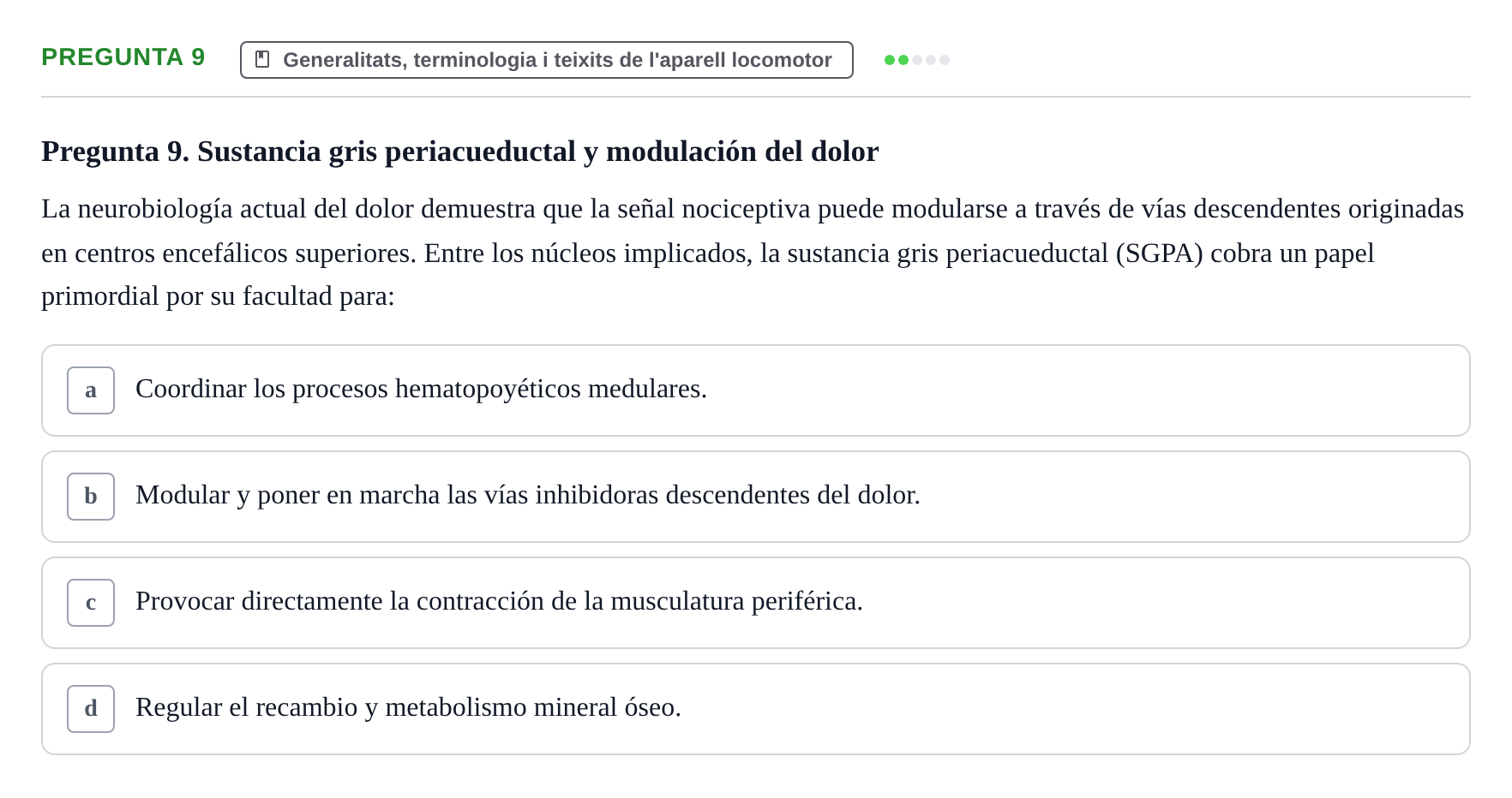 Enunciado: Pregunta 9