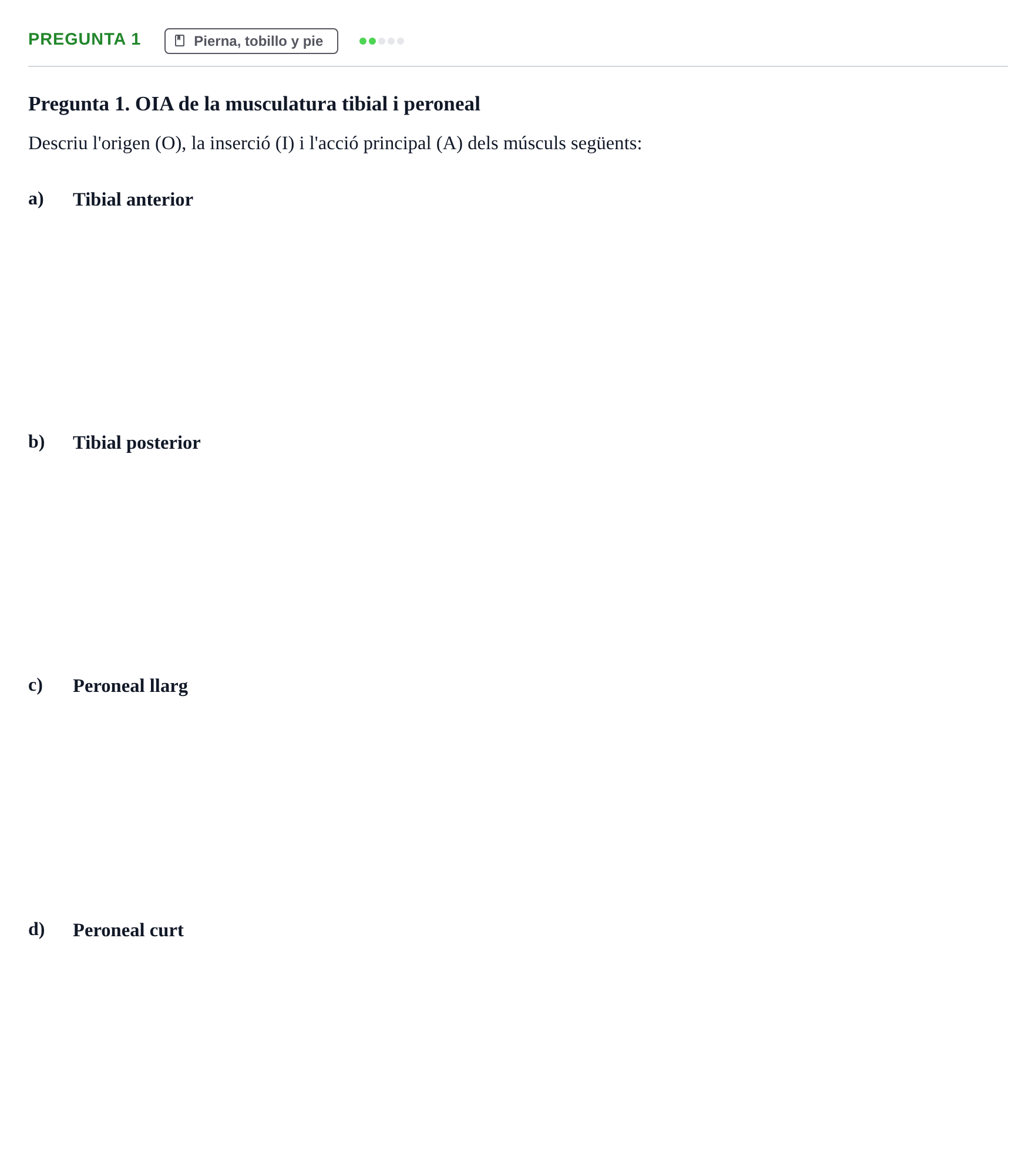 Enunciado: Pregunta 1 · Anatomía aplicada a la actividad física y el deporte UB 2011