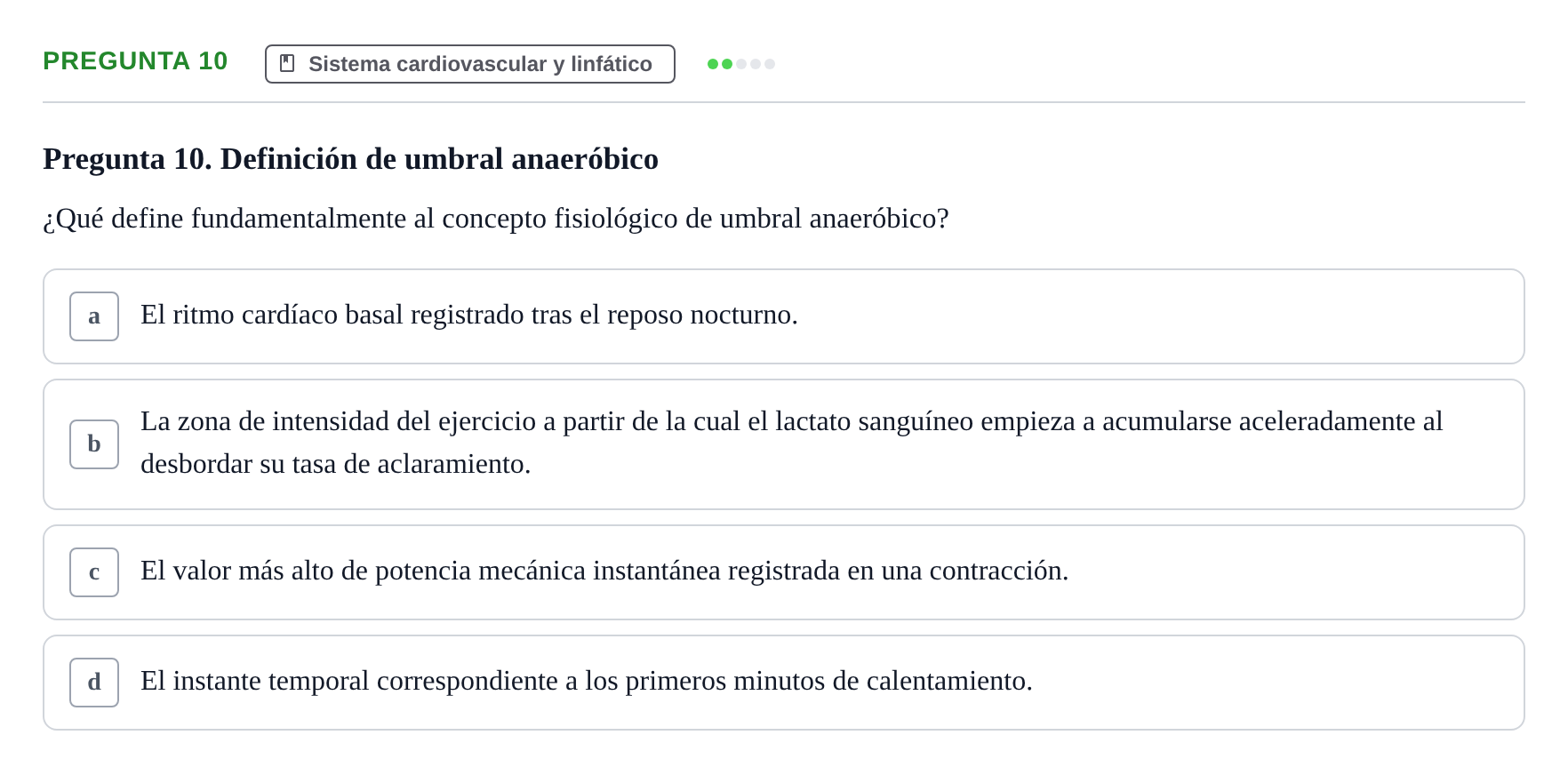 Enunciado: Pregunta 10