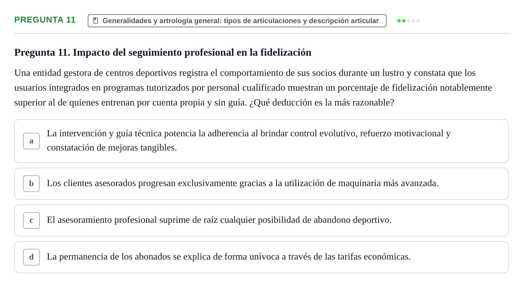 Enunciado: Pregunta 11