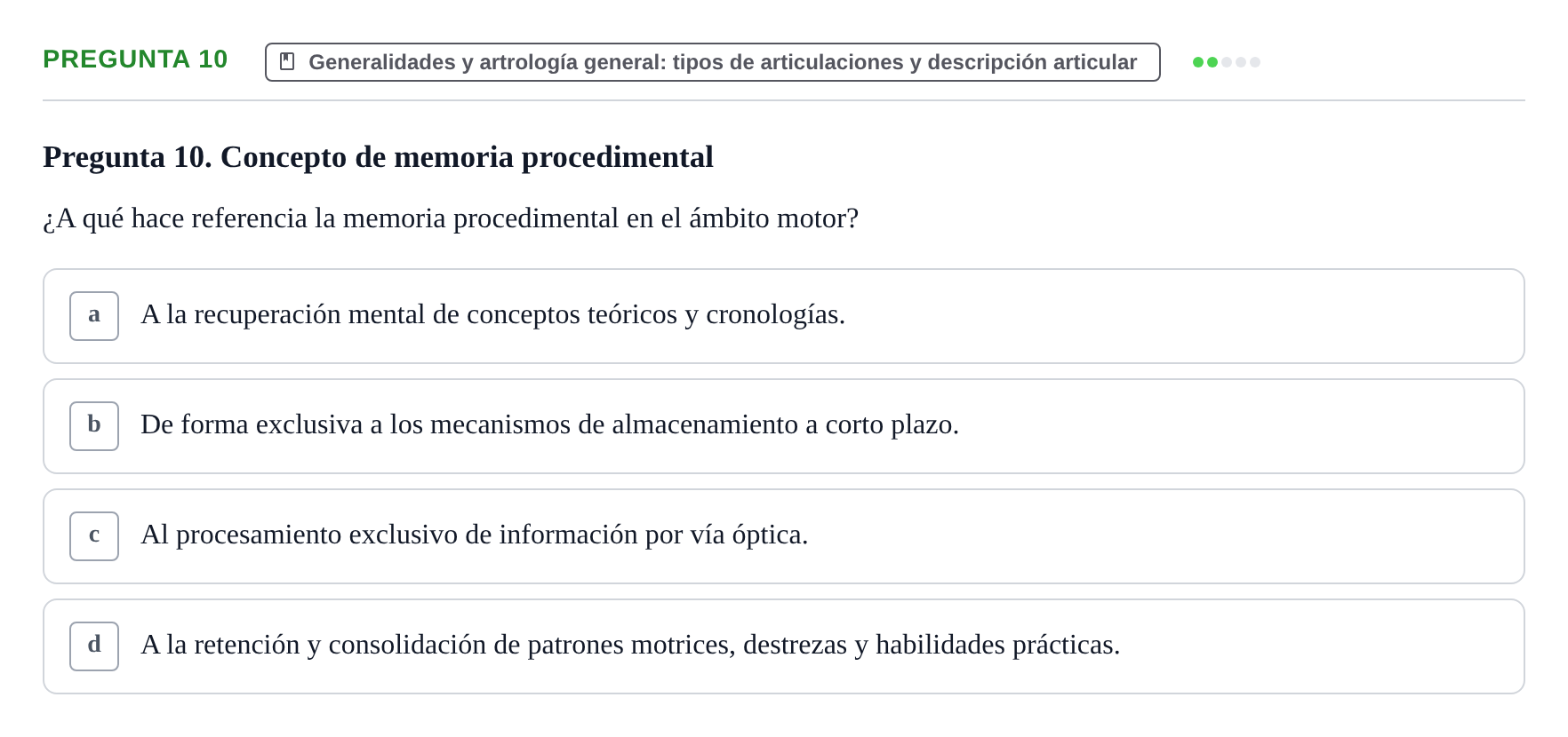 Enunciado: Pregunta 10