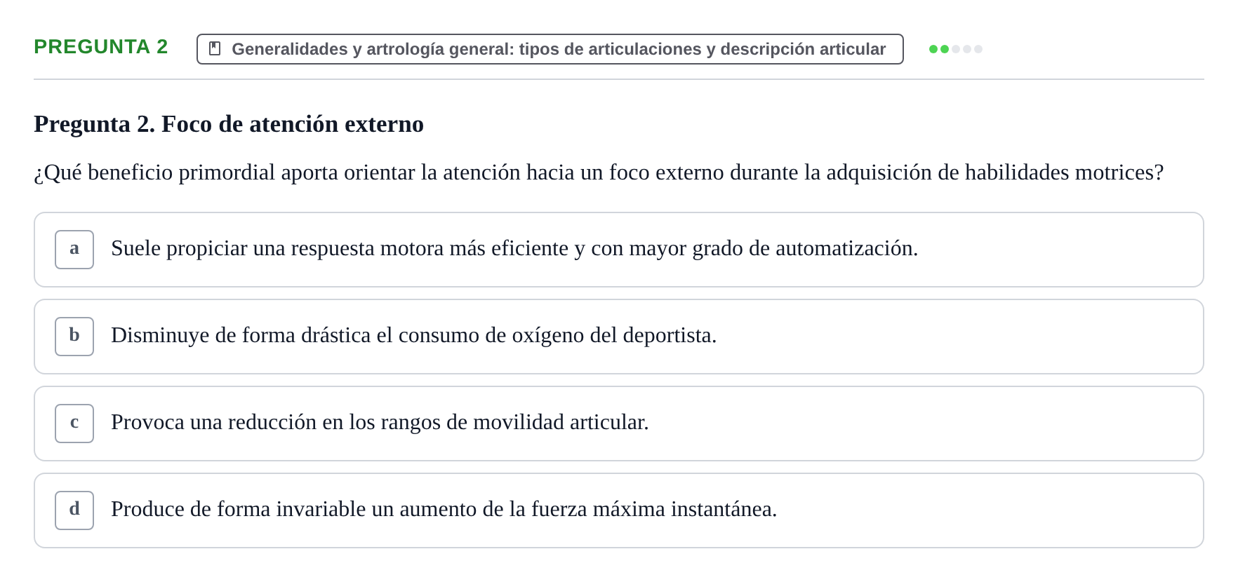 Enunciado: Pregunta 2