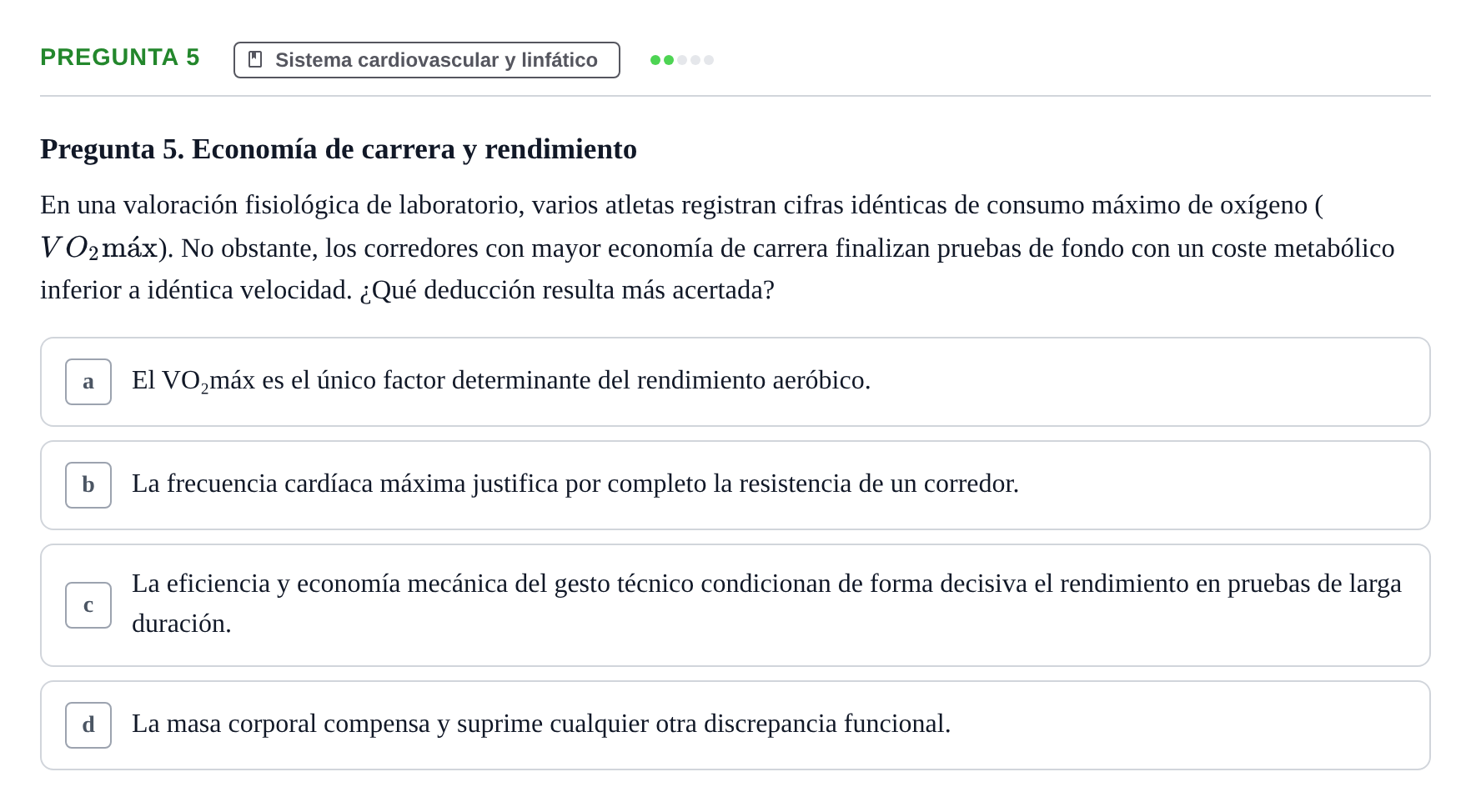 Enunciado: Pregunta 5