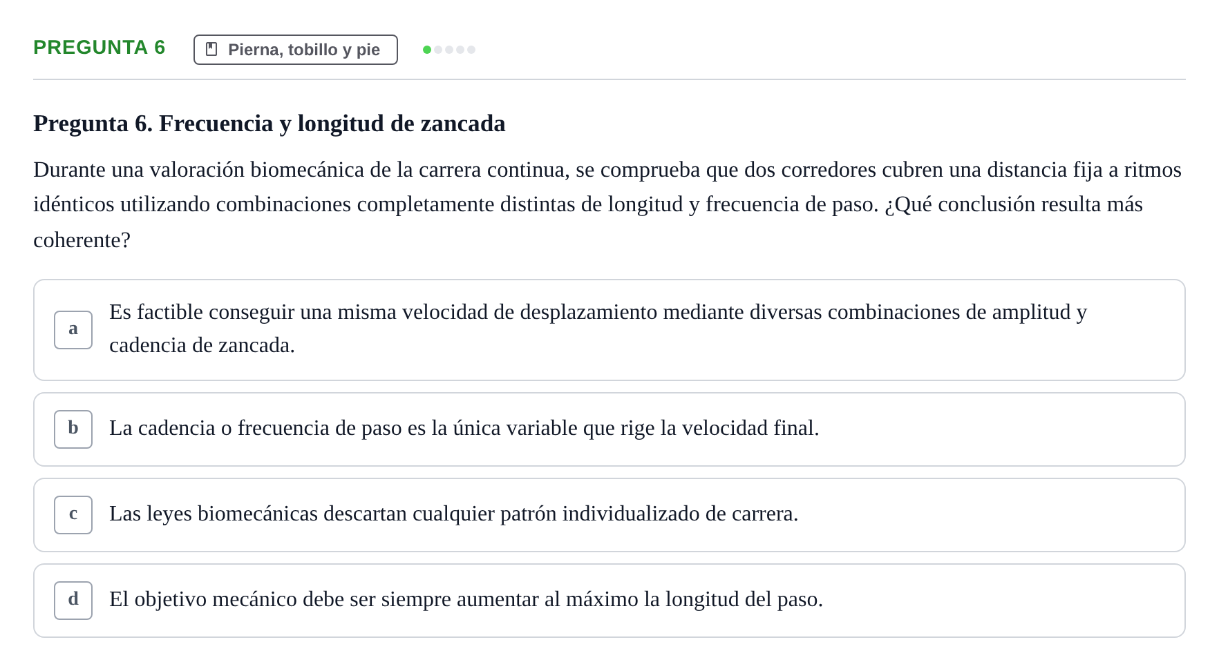 Enunciado: Pregunta 6
