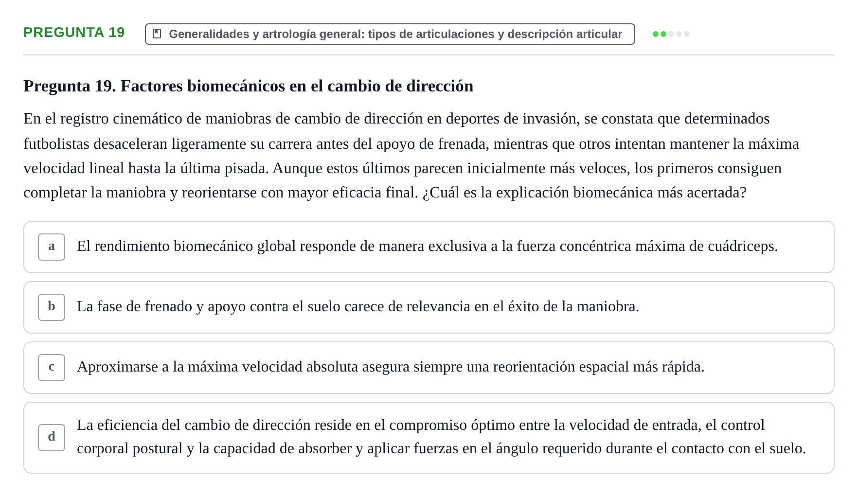 Enunciado: Pregunta 19