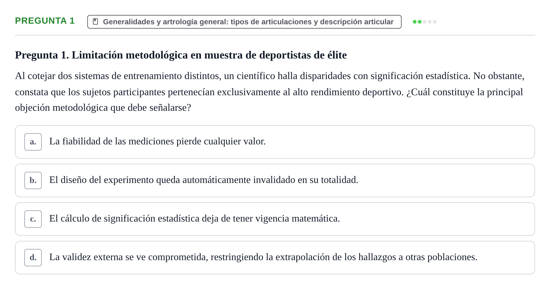 Enunciado: Pregunta 1