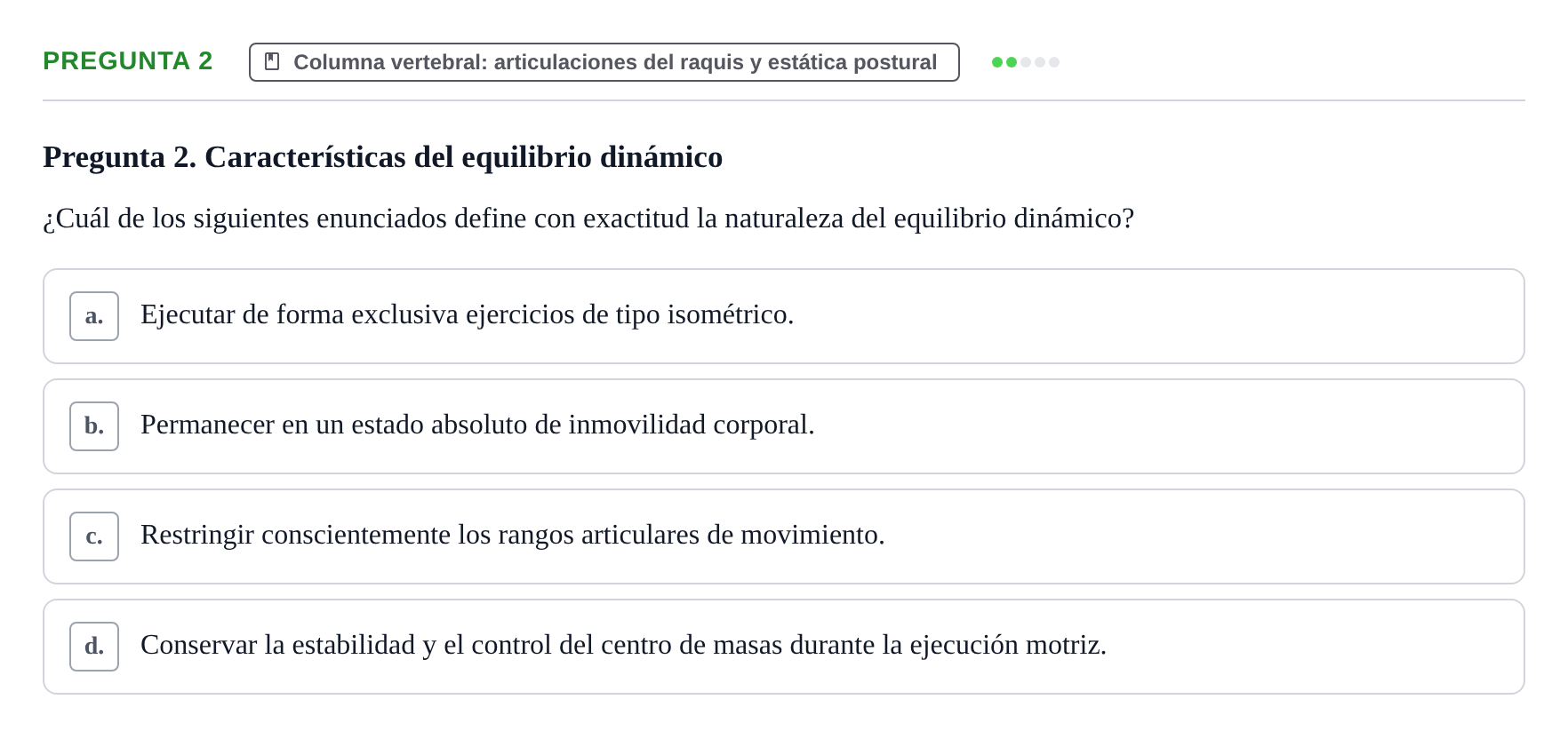Enunciado: Pregunta 2