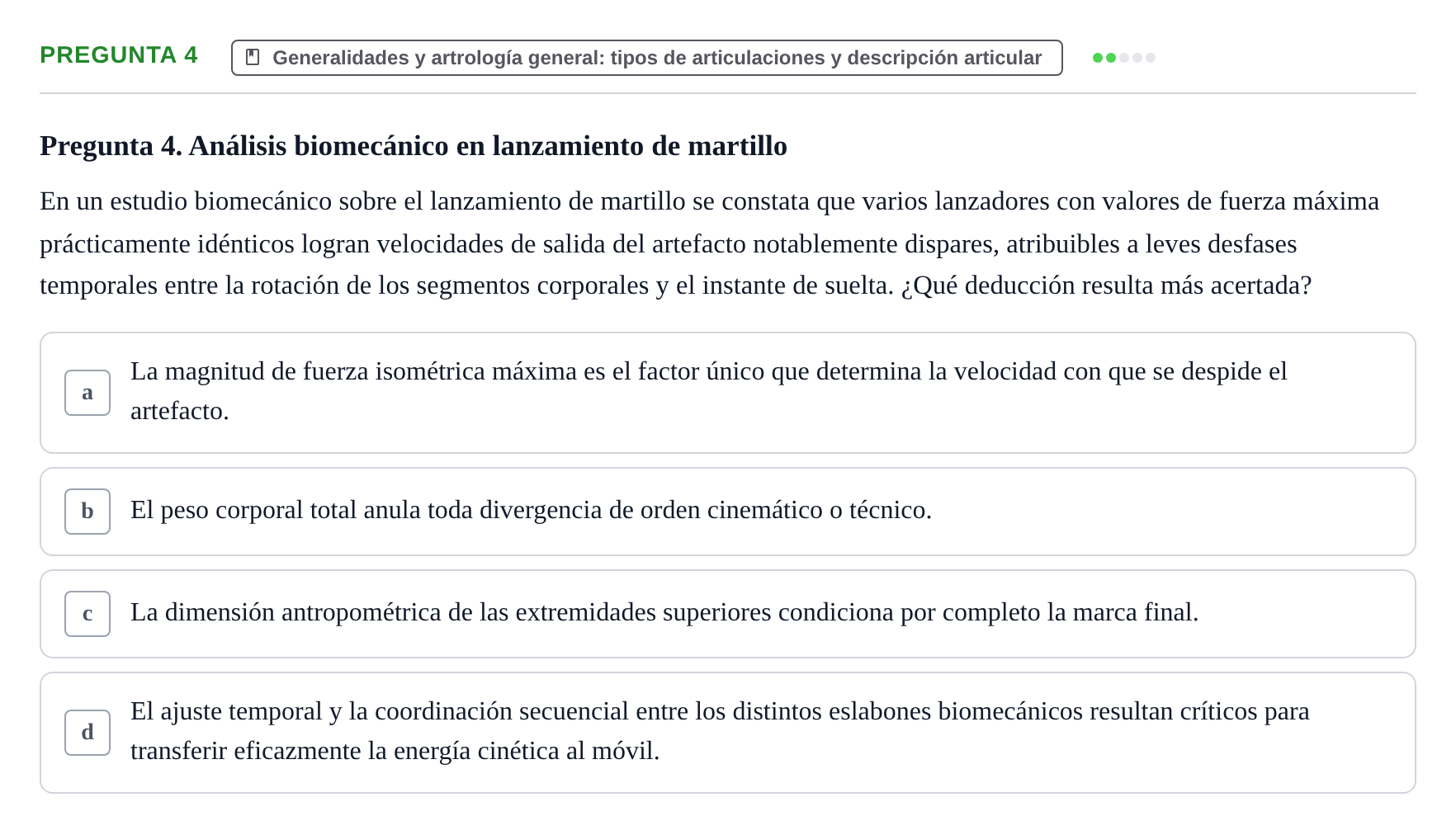 Enunciado: Pregunta 4
