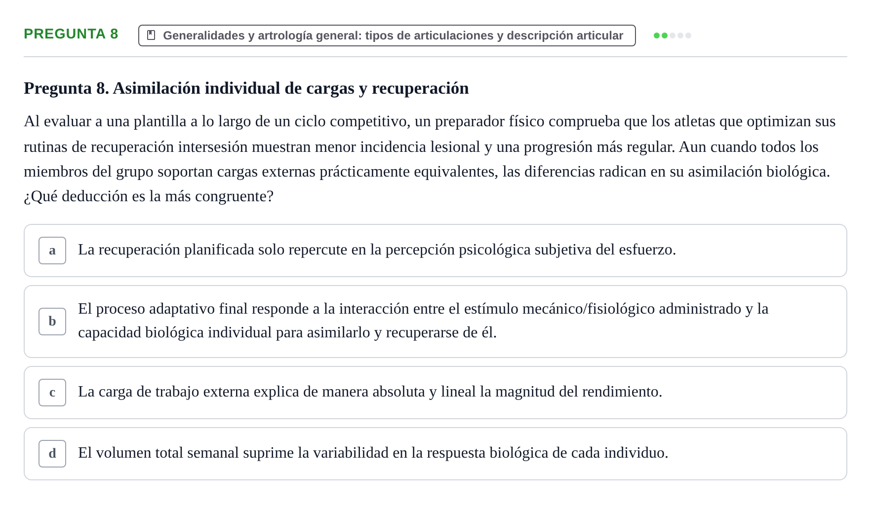 Enunciado: Pregunta 8