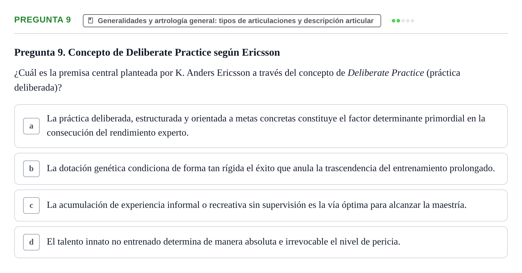 Enunciado: Pregunta 9