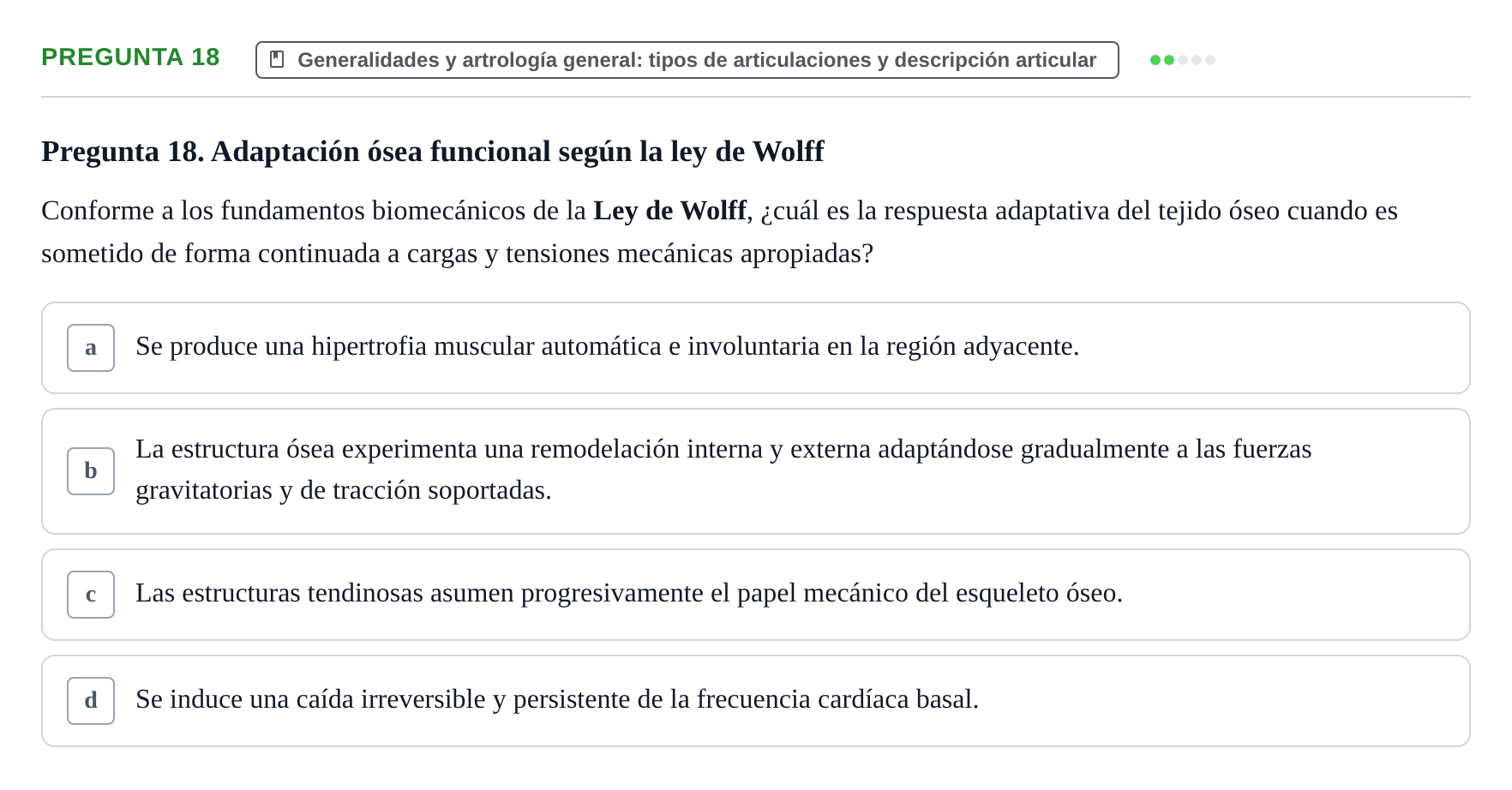 Enunciado: Pregunta 18