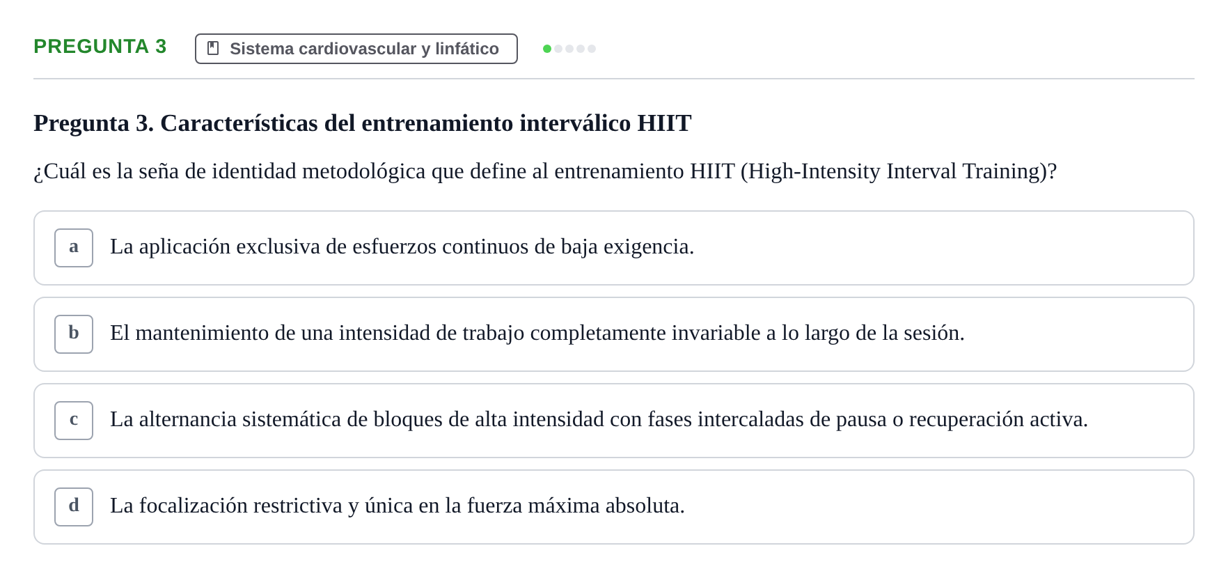 Enunciado: Pregunta 3