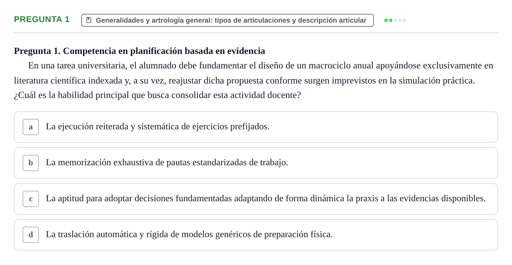 Enunciado: Pregunta 1