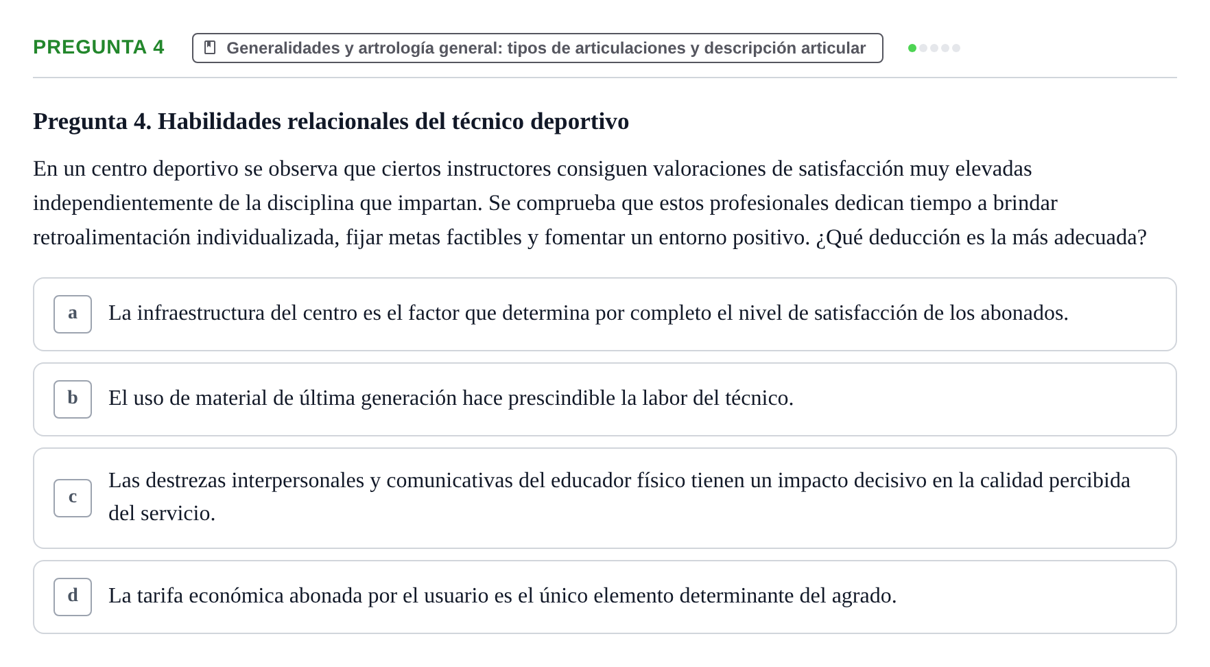 Enunciado: Pregunta 4