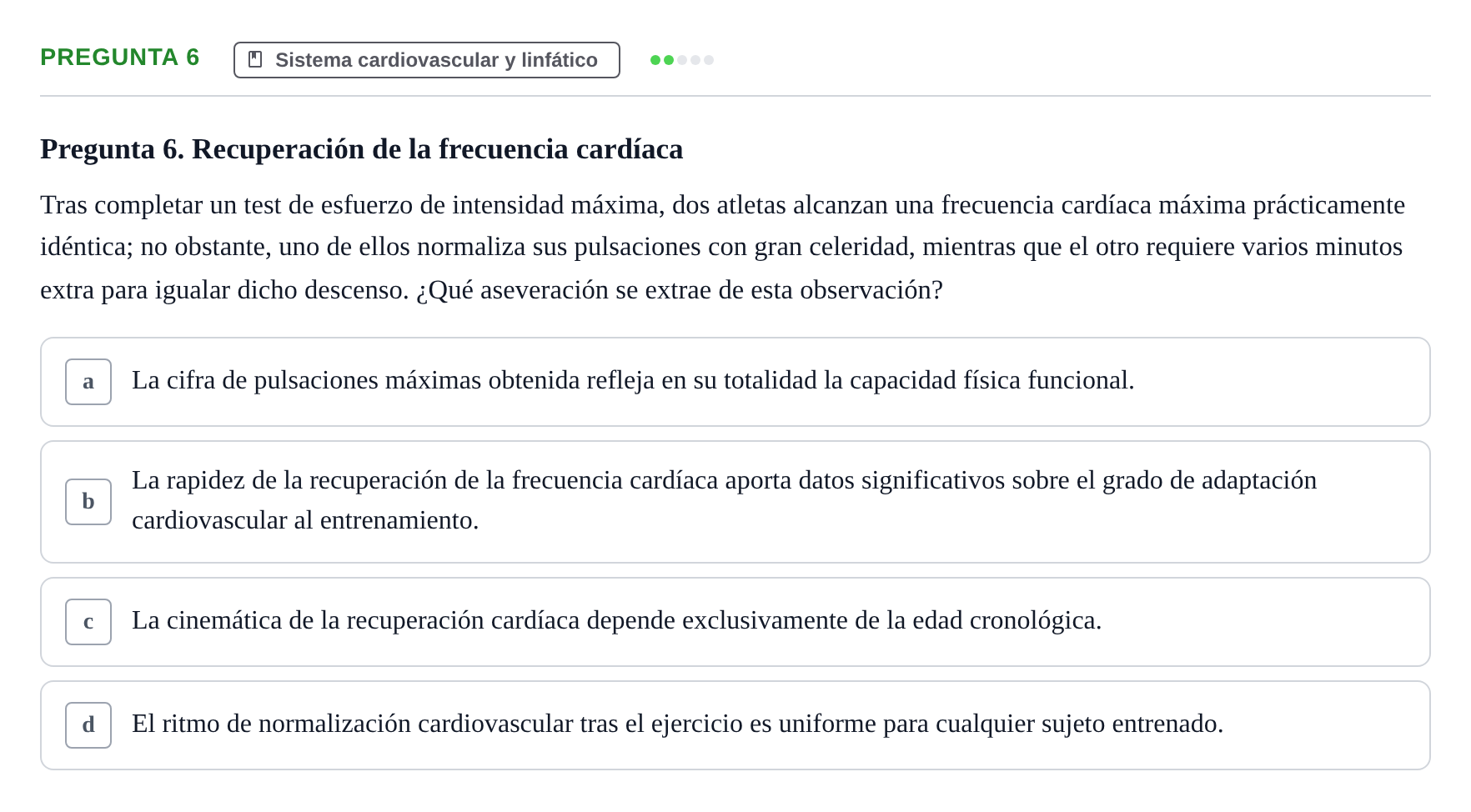 Enunciado: Pregunta 6