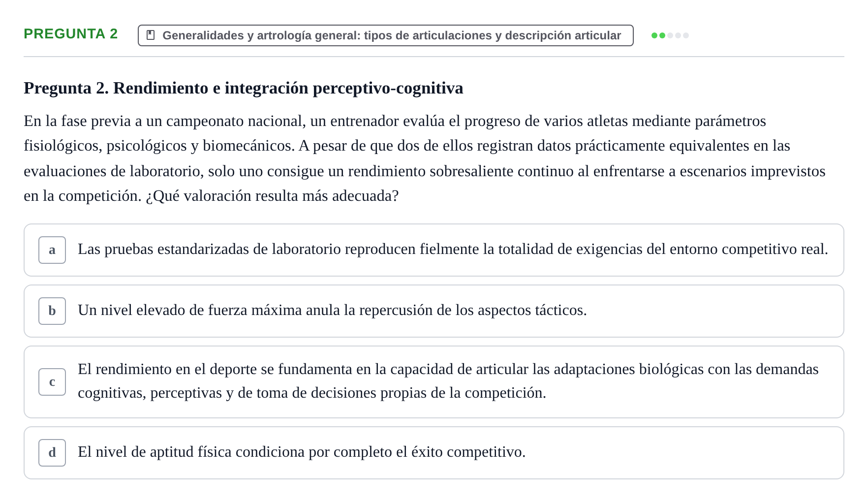 Enunciado: Pregunta 2