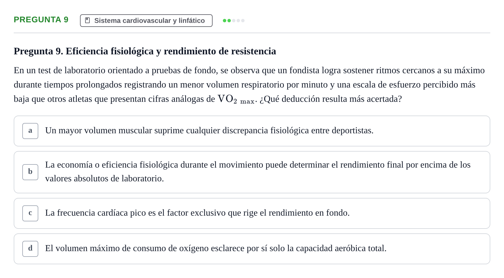 Enunciado: Pregunta 9