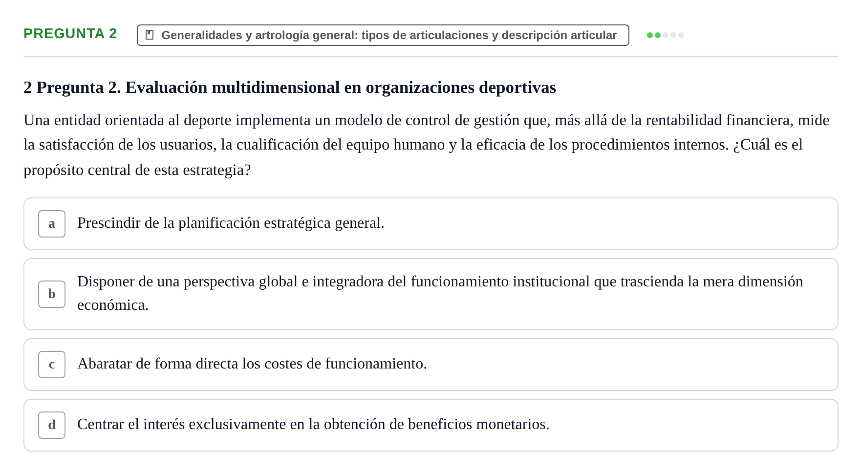 Enunciado: Pregunta 2