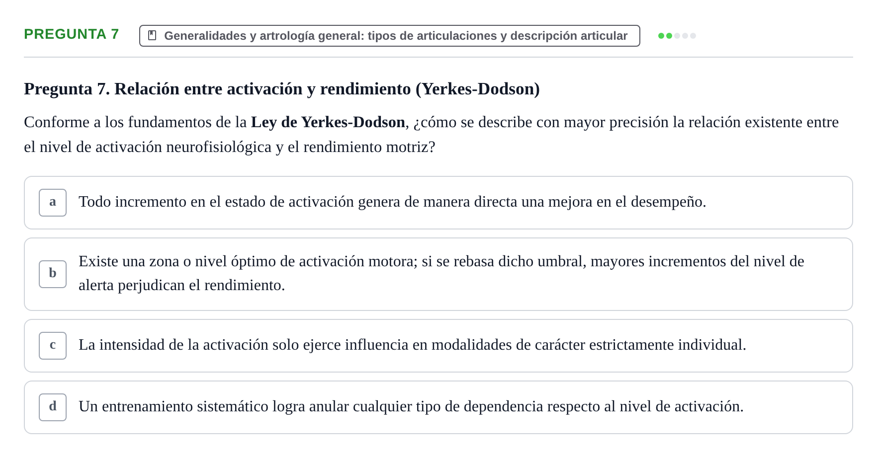 Enunciado: Pregunta 7