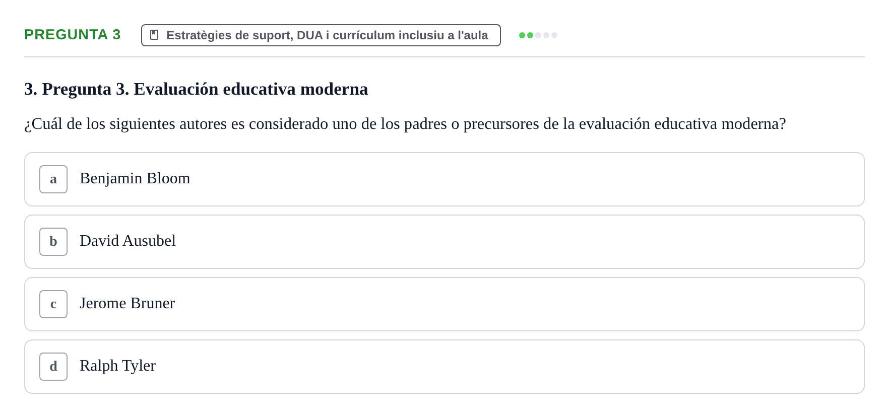 Enunciado: Pregunta 3