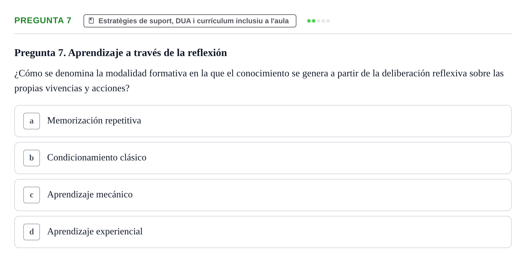 Enunciado: Pregunta 7