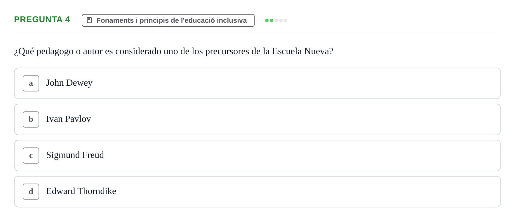 Enunciado: Pregunta 4