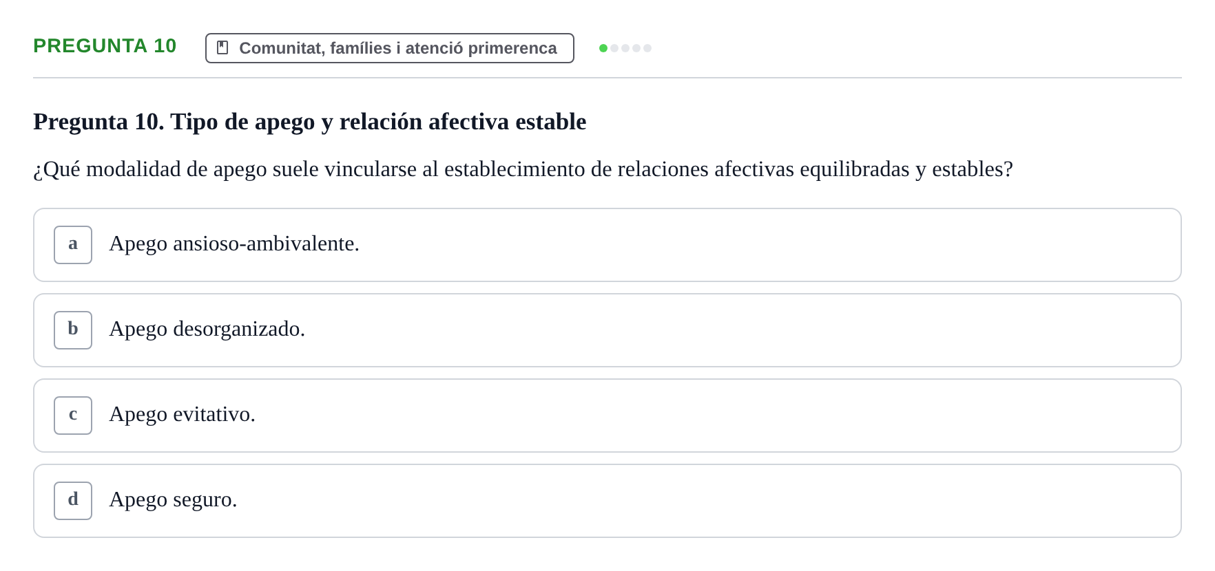 Enunciado: Pregunta 10