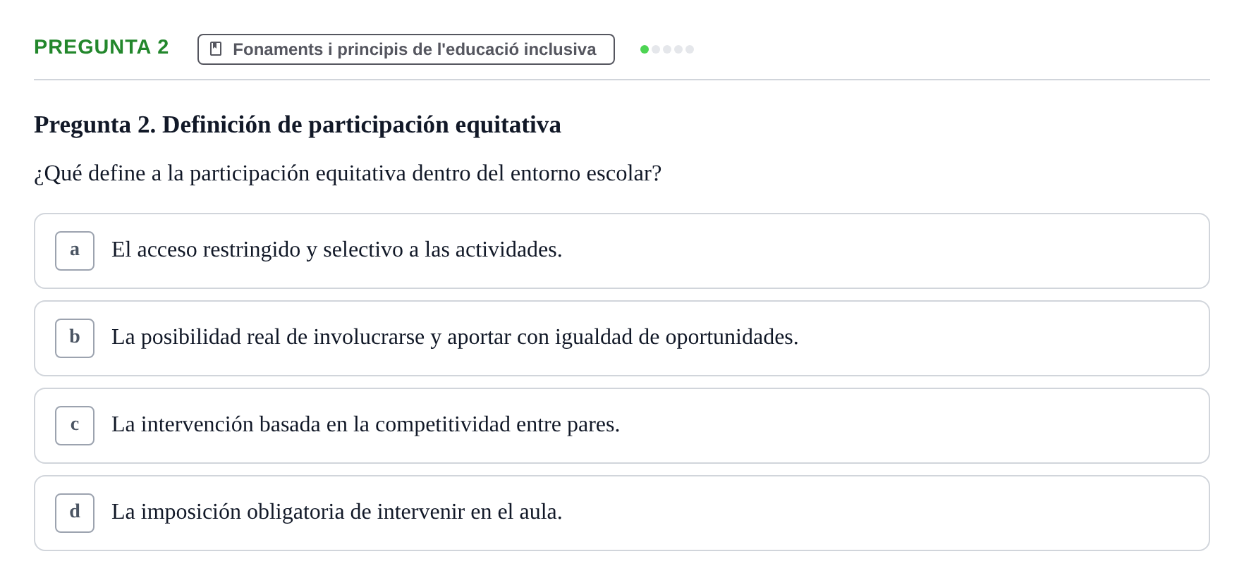 Enunciado: Pregunta 2