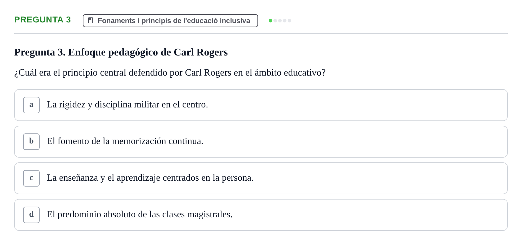 Enunciado: Pregunta 3