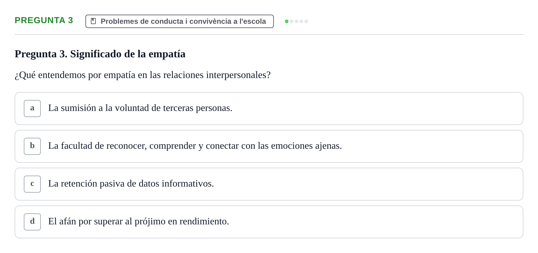 Enunciado: Pregunta 3