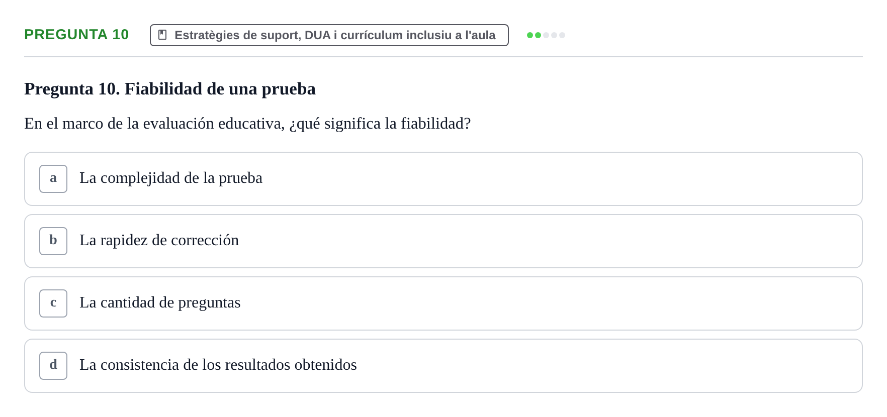 Enunciado: Pregunta 10