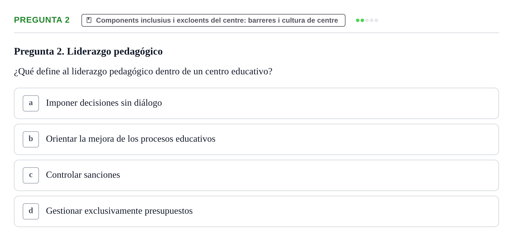 Enunciado: Pregunta 2