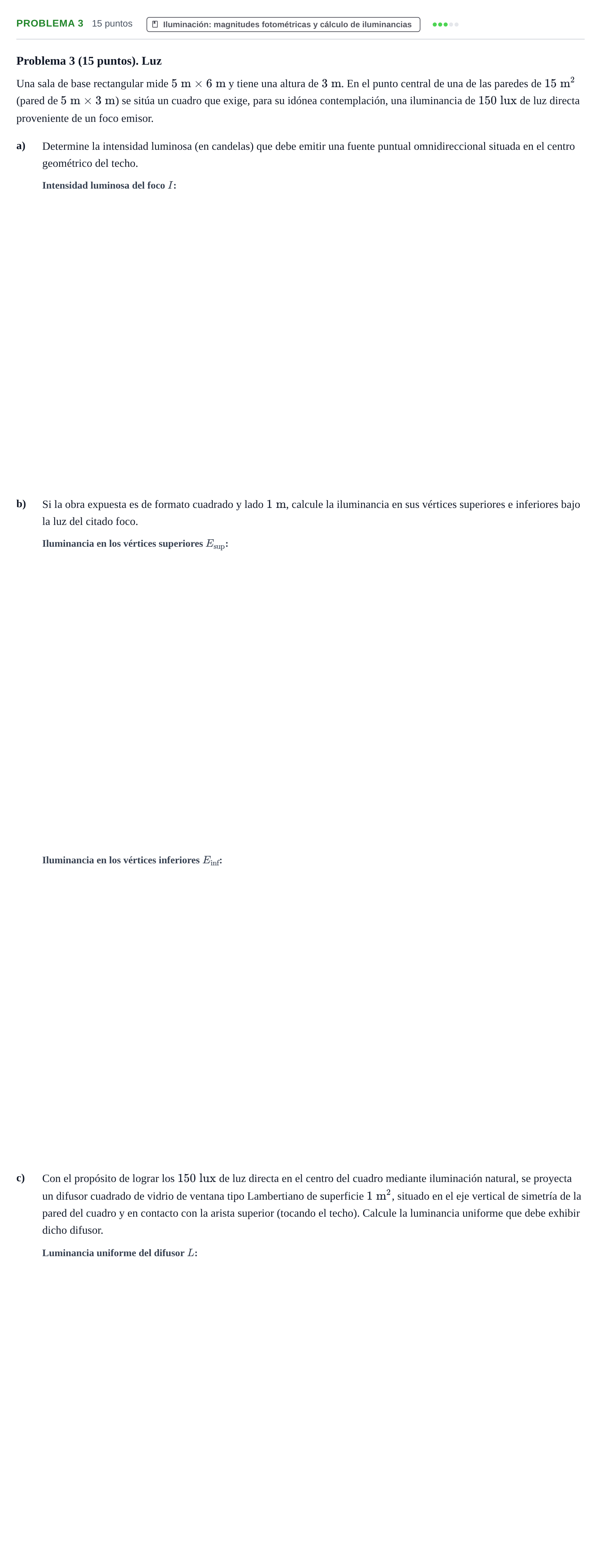 Enunciado: Problema 3 · Física II UPC 2016